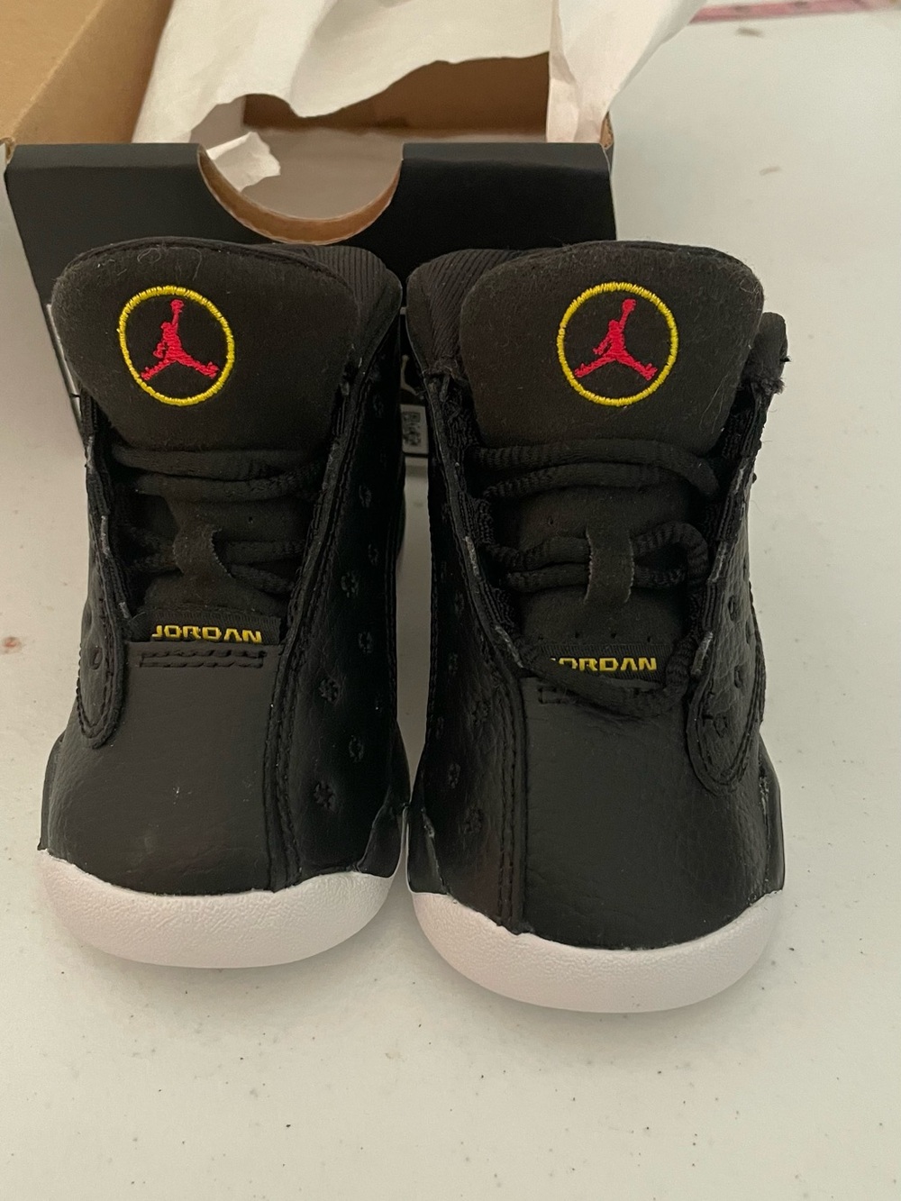Jordan 13 Retro (td) 4c Black-true Red-white